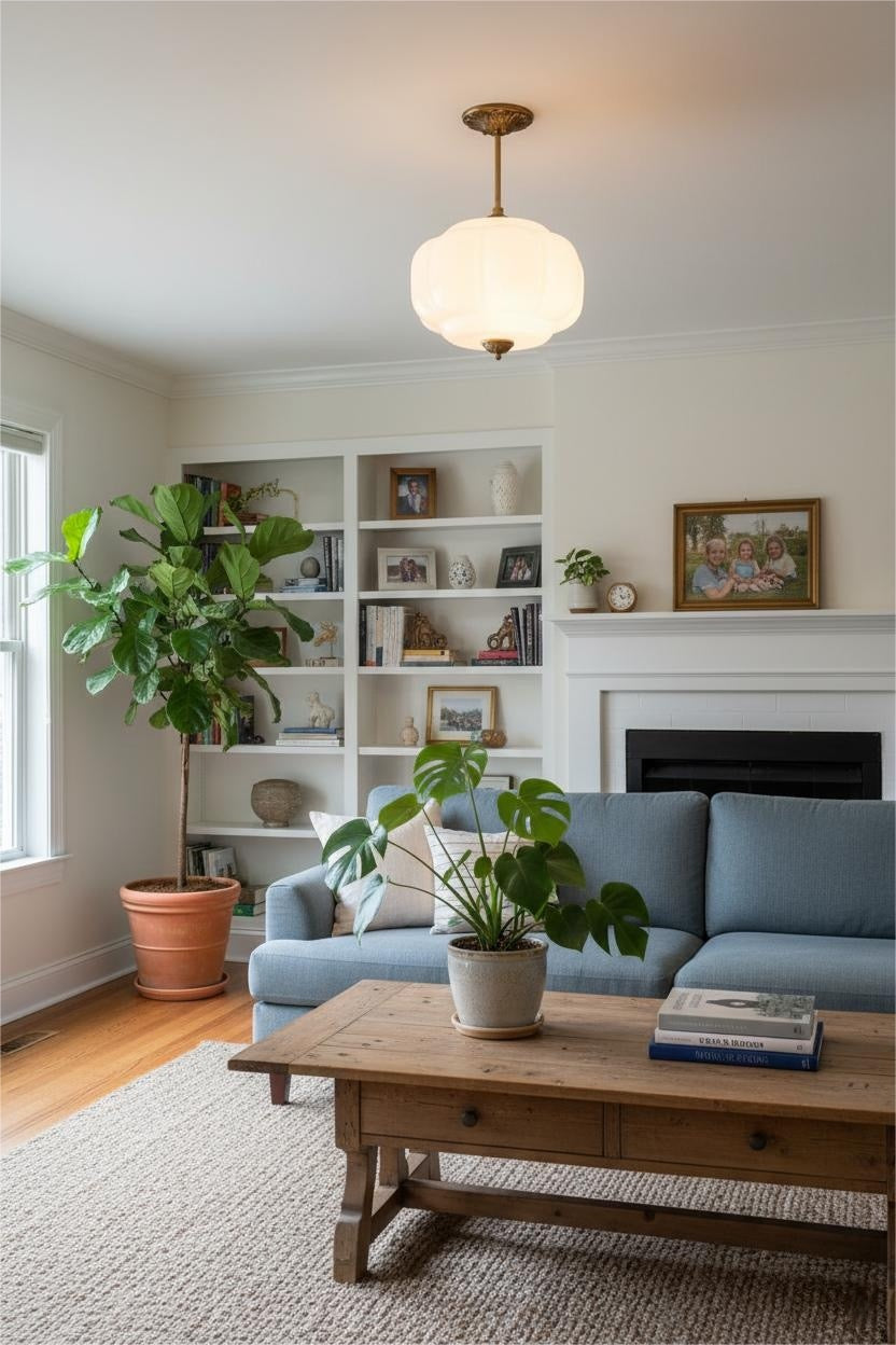 Eloise Pendant Light - Vintage Milk Glass Pendant Light