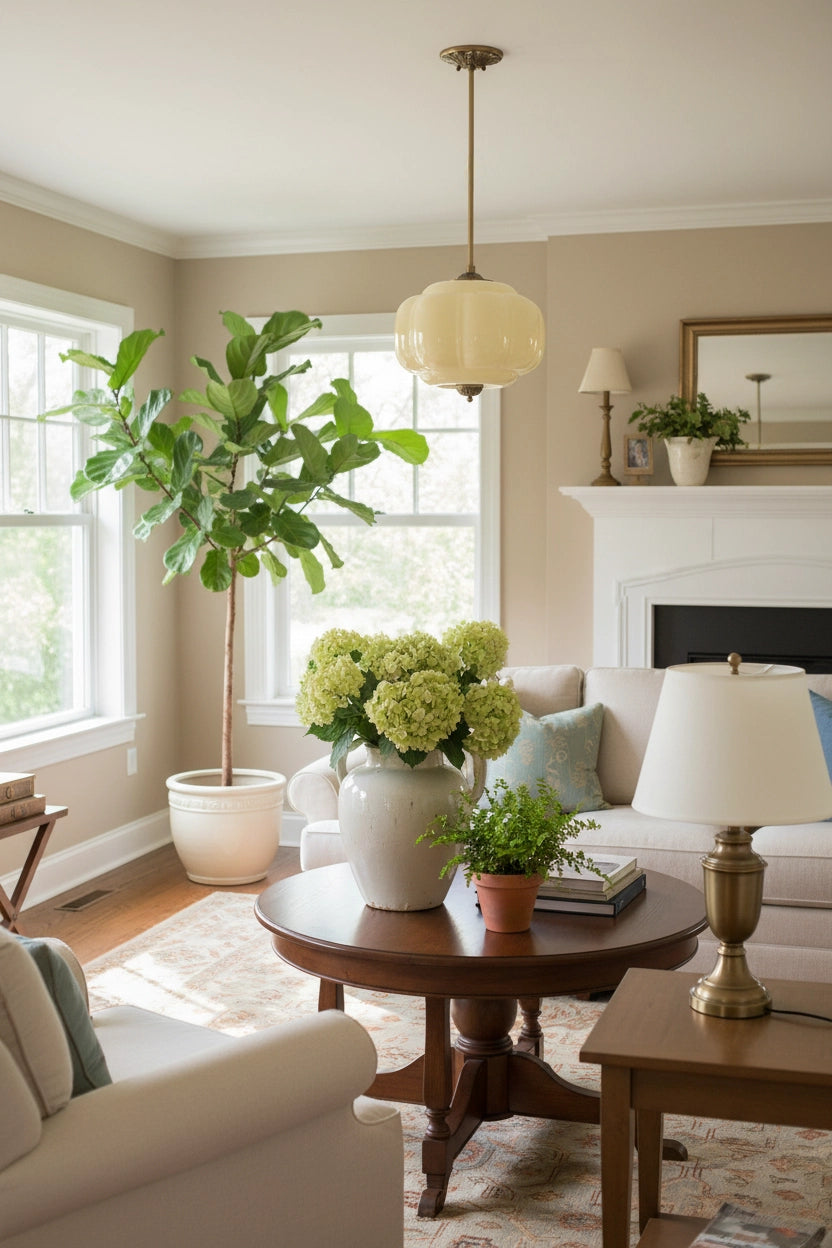 Eloise Pendant Light - Vintage Milk Glass Pendant Light