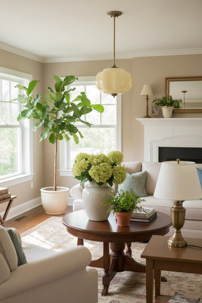 Eloise Pendant Light - Vintage Milk Glass Pendant Light