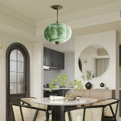 Eloise Pendant Light - Vintage Milk Glass Pendant Light