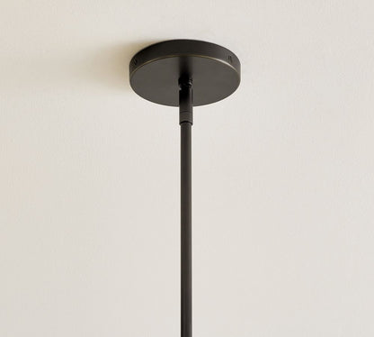 Calin Classic Round Chandelier - Bronze Iron Light for Dining
