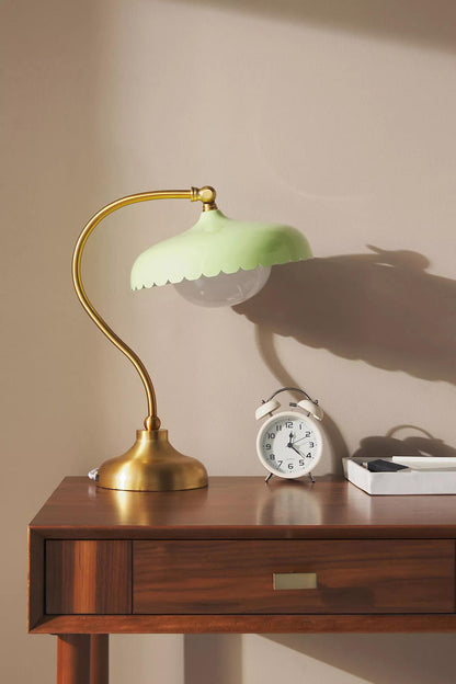 Rayla Vintage Modern Scallop Ceiling Light – Ambient Glow – Living Room & Bedroom