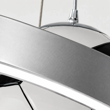 Silver ring integrated LED detail