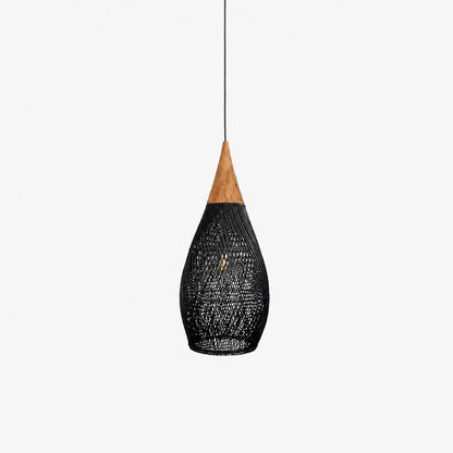 Harp Braided Rattan Pendant Lamp