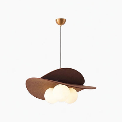 Orrise Blooming Petal Chandelier – Modern Metal and Wood for Living Rooms and Dining Rooms