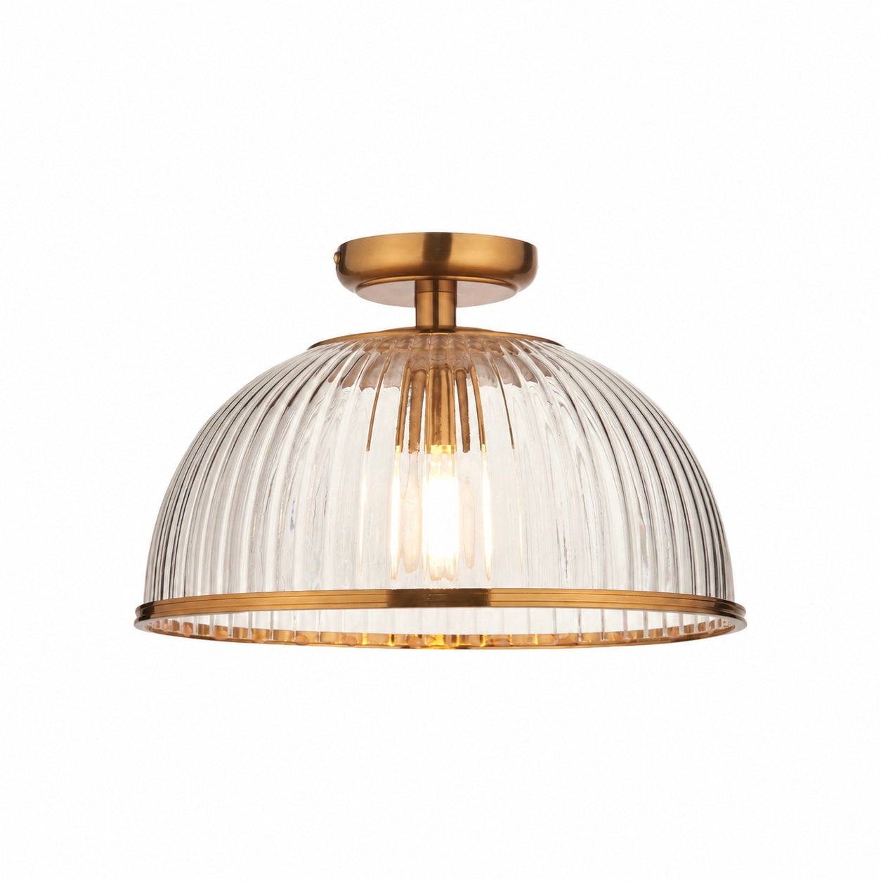 Luntra Deckenleuchte mit geripptem Glas – Elegante Deckenleuchte für Flure und Schlafzimmer
