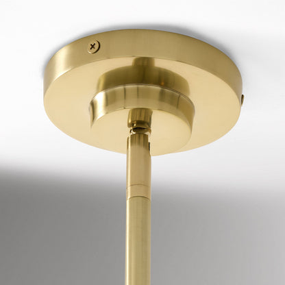 Galvia Modern Champagne Bronze Chandelier – Adjustable 6-Light Pendant for Dining Room