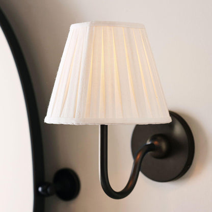 Luvora Decorative Pleated Shade Wall Lamp Vintage Modern Lighting for Corridor and Home Interiors