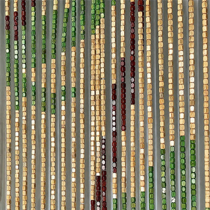 Bohemian Wooden Beaded Door Curtain