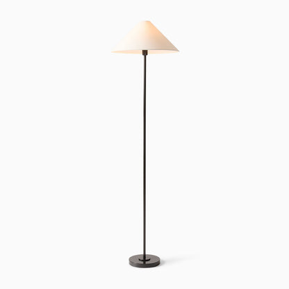 Diora Tischlampe und Stehlampe - Moderner Linear Stil Eleganter Leinen Lampenschirm für Wohnzimmer