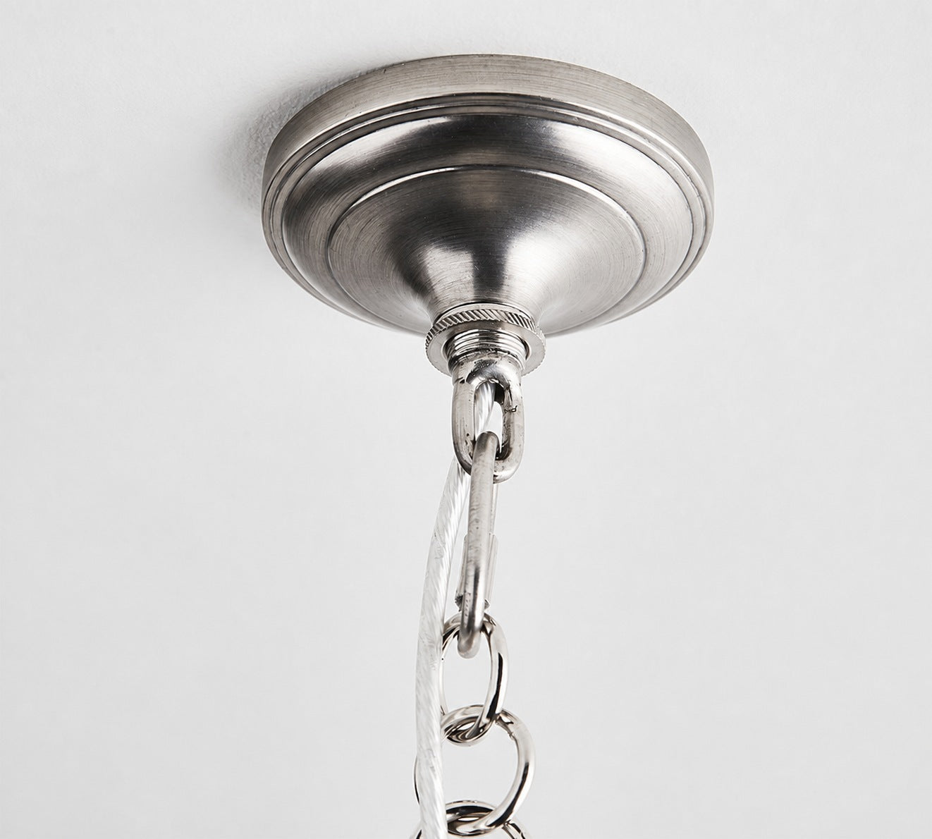 Lawson Glas-Pendelleuchte – Recyceltes und Milchglas mit Bronze-Akzent