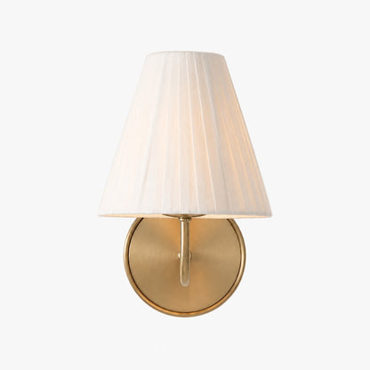 Fibura Zeitlose Wandleuchte mit Leinen Schirm - Minimalistisches Design für stilvolle Innenräume