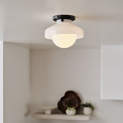 Hanton Modern Flush Mount Ceiling Light - Metal Minimalist Fixture for Home