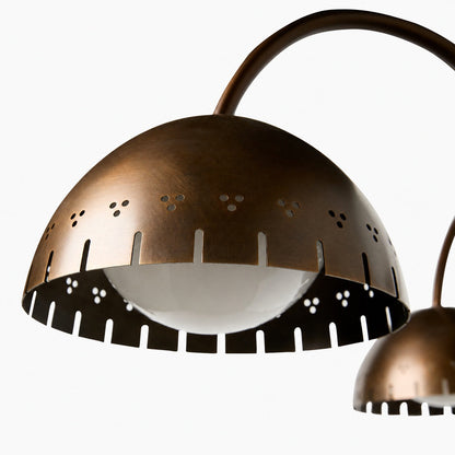 Lustrona Modern Chandelier – Artistic Metal Structure Statement Light for Living or Dining Areas