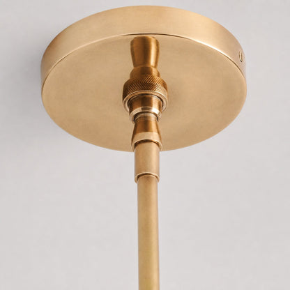 Foldray Scalloped Linear Chandelier - Lederstil für Esszimmer