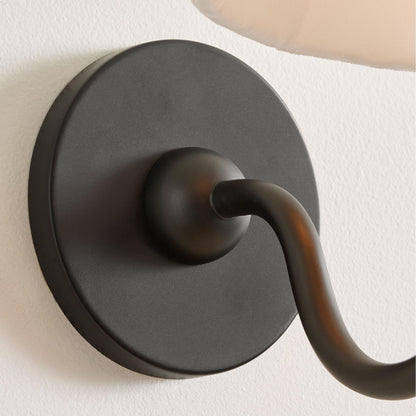 Luvora Decorative Pleated Shade Wall Lamp Vintage Modern Lighting for Corridor and Home Interiors