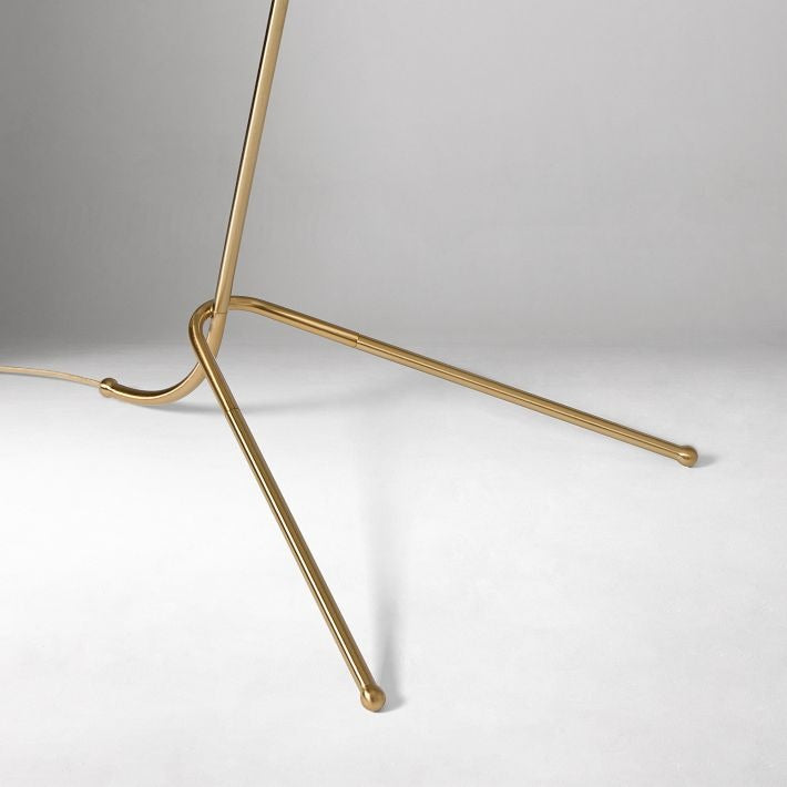 Oslan Elegant Linen Shade Modern Floor Lamp for Bedrooms and Reading Corners