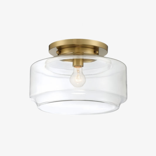 Ulavione Elegant Style Flush Mount Ceiling Fixture with Classic Form for Interior Spaces
