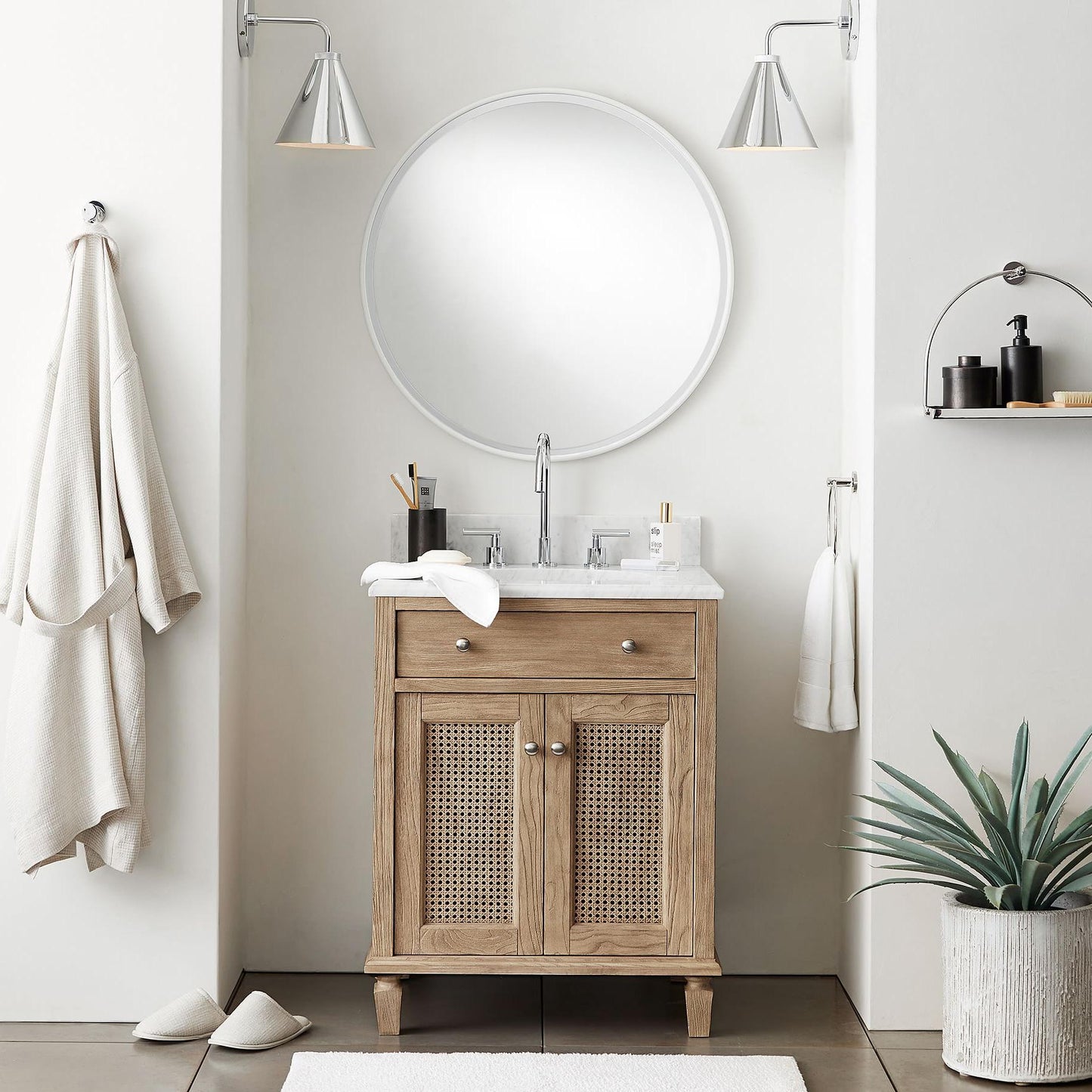 Retro-Wandleuchte aus Metall im Kegeldesign mit klassischem Design