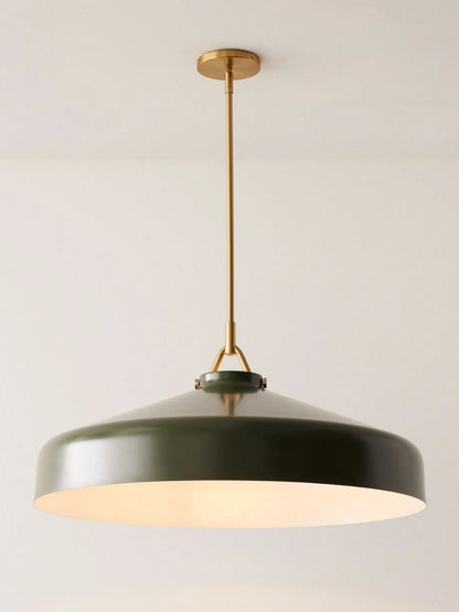 Skandinavisch Metallstange Glockenform Pendelleuchte