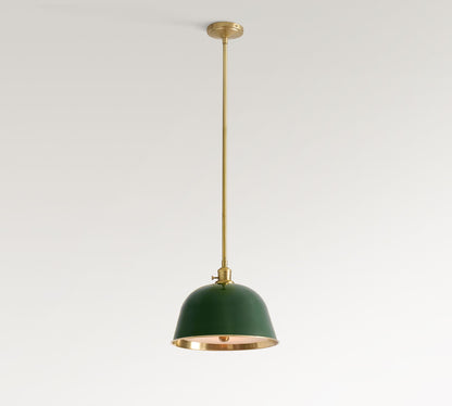 Forvara Metal Pole Pendant Light – Bell Shade for Kitchen Islands