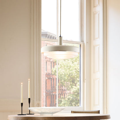 Rolvona Glass Pendant Light - Vintage Inspired Retro Style with Modern Elegance