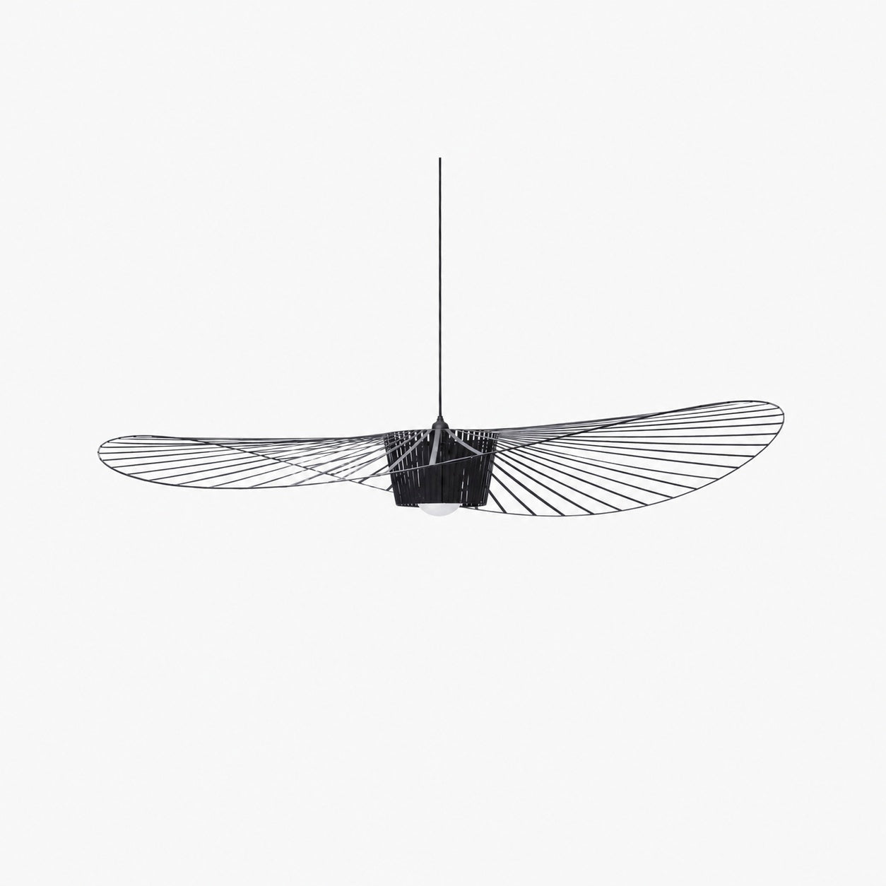 Spirava Moderne Stroh-Pendelleuchte – Minimalistische skulpturale Deckenleuchte für das Wohnzimmer N50