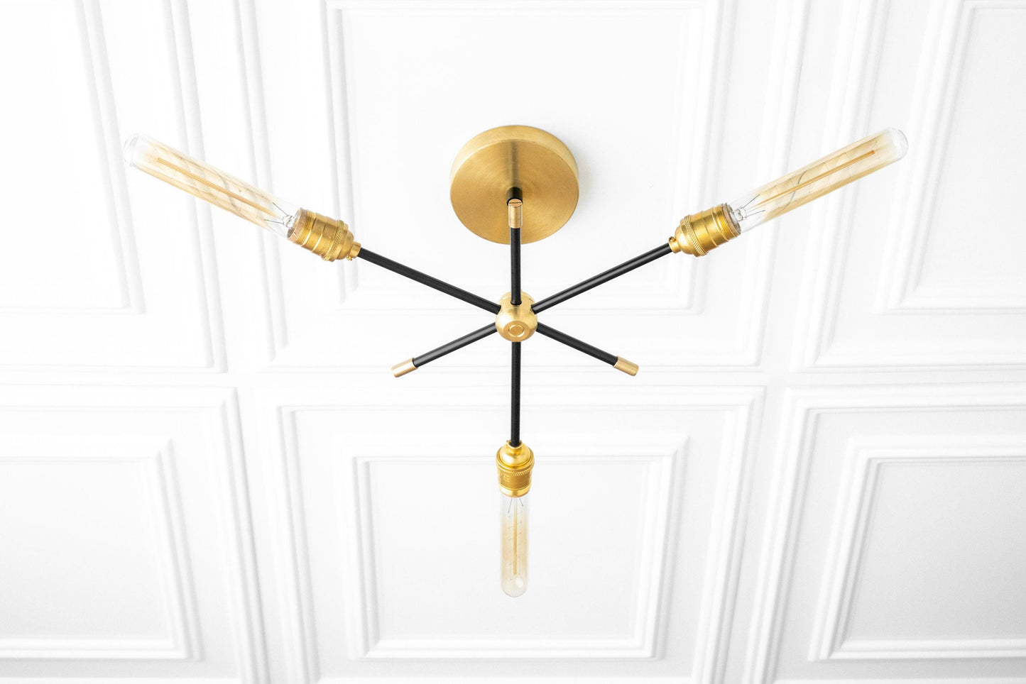 Mobilux Line Industrial Chandelier - Modern Ceiling Light Fixture for Home