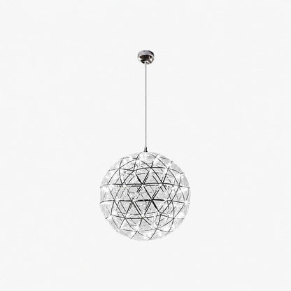 Silver Spark Ball Pendant Light