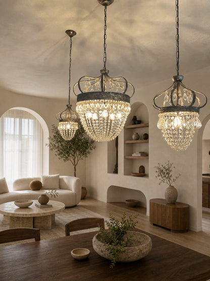 Abella Tear Drop Chandelier