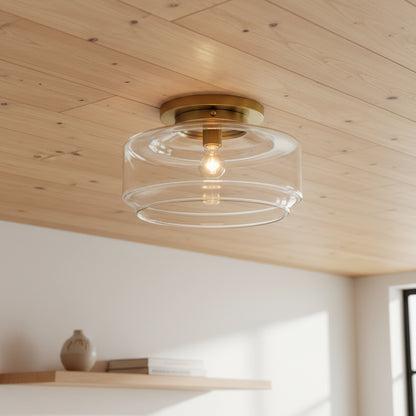 Ulavione Elegant Style Flush Mount Ceiling Fixture with Classic Form for Interior Spaces