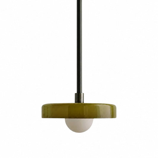 Moderne Pendelleuchte Kalo – Elegantes Design aus Metallstange und kugelförmigem Glas