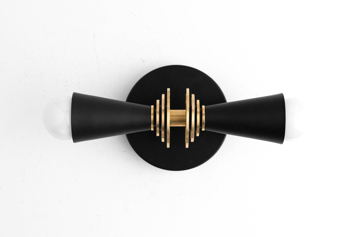 Pyralis Cone Art Deco Wall Light - Multi-Directional Sconce for Vanity or Wall