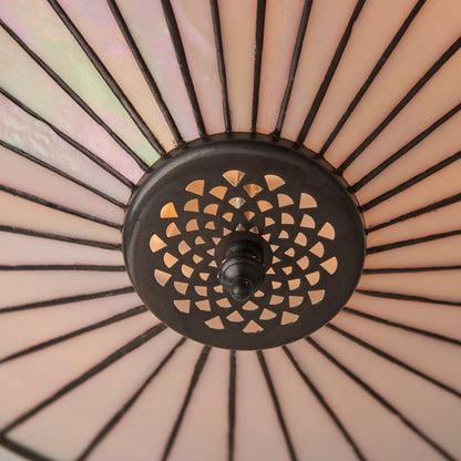 Fargo Tiffany Artistic Crystal Accents Ceiling Lamp for Living Room