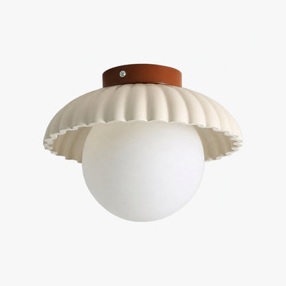 Orbion Sculptural Ring Ceiling Light – Retro Futuristic Design Decorative Ceiling Lamp N55