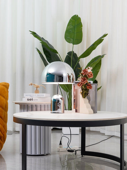 Bell Domed Table Lamp – Modern Minimalist Light for Bedroom & Reading Nooks