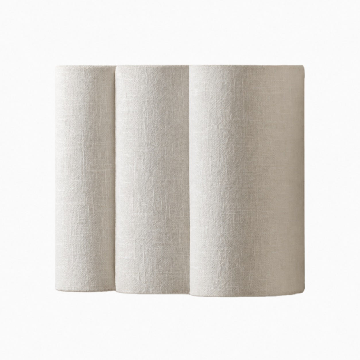 Linbron Linen Wall Sconce Natural Fabric Shade Modern Wall Light for Bedroom