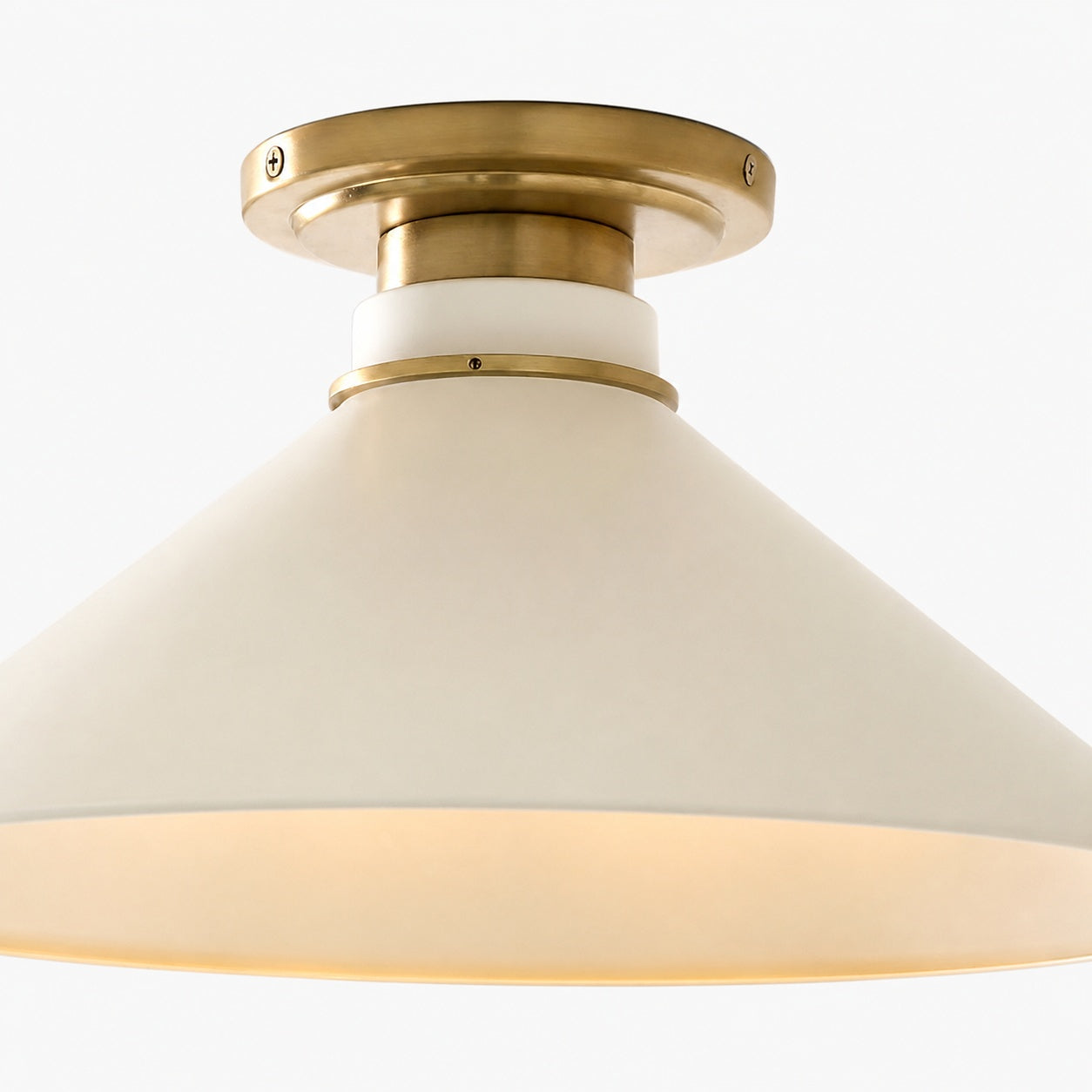 Aurenza Flush Mount – Farmhouse Ceiling Light with Simple Elegant Design