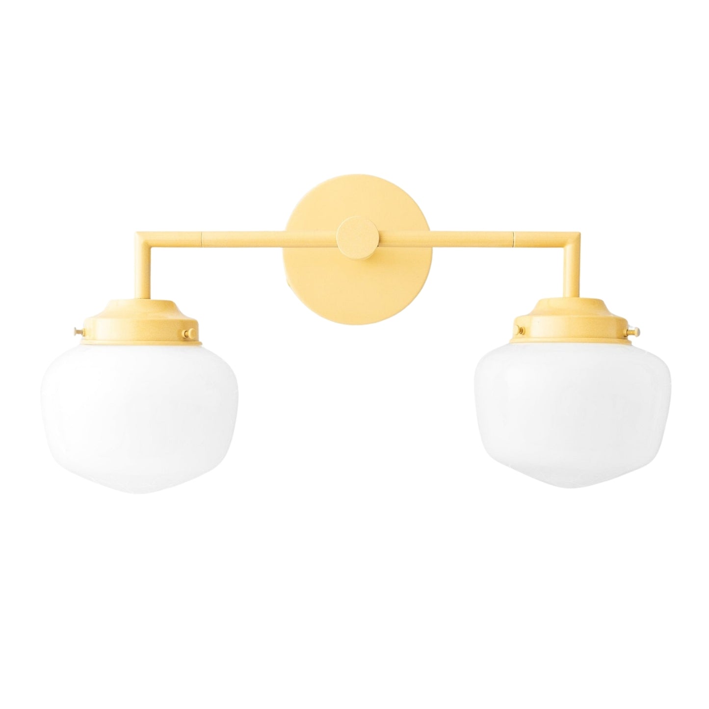 Opalume Glass Vanity Light – Vintage-Inspired Design – Perfect for Bathroom & Powder Room