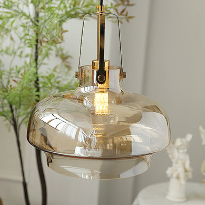 Modern Unique Shaped Fish Tank Glass Pendant Light