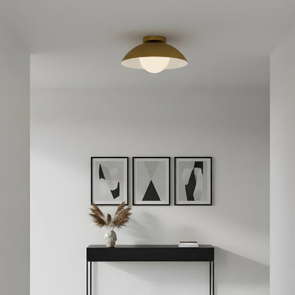 Orblia Minimal Flush Mount Light Fixture - Modern Aesthetic for Home Interiors