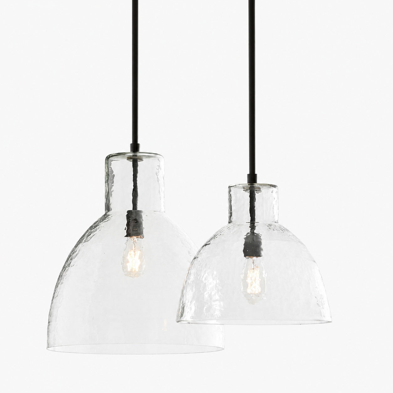Glavira Pendelleuchtenkollektion aus recyceltem Glas – Moderne Küchenbeleuchtung