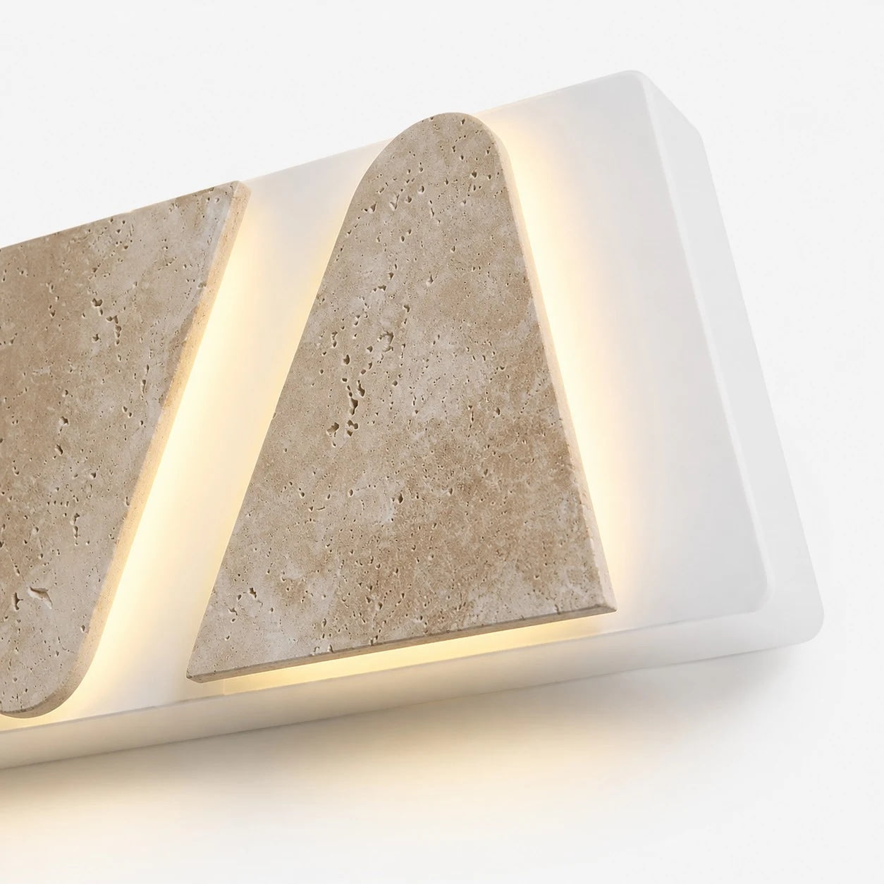 Travertine-Texture Multi-Head Wall Sconce