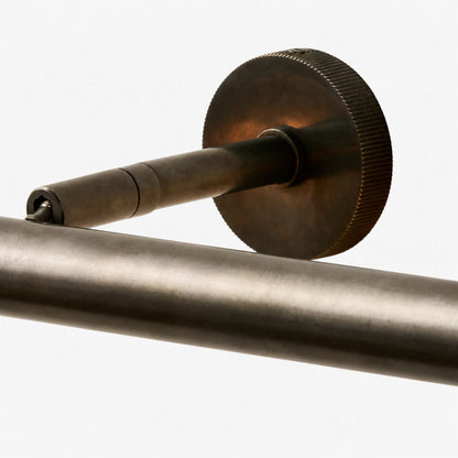 Aurix Wall Mount Art Light - Aged Finish Picture Light for Highlighting Canvases