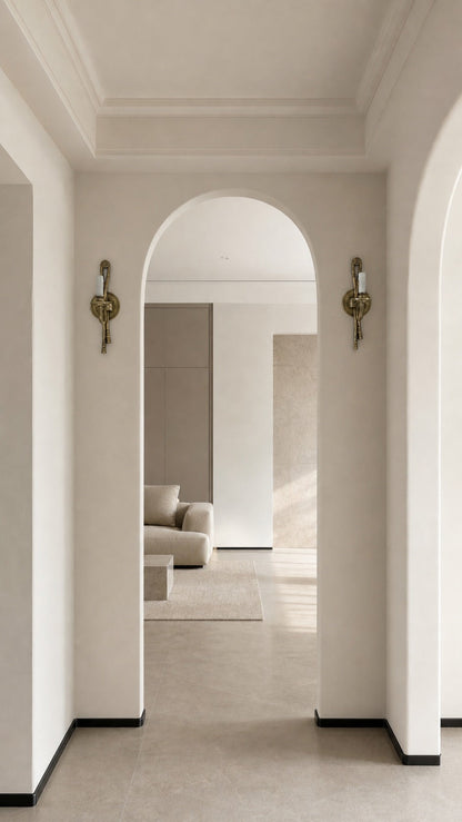 Cast Brass Sconce