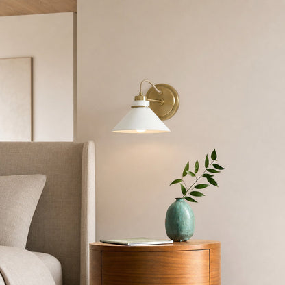 Aurenza Wandleuchte – Bauernhaus-Wandleuchte mit Metallakzenten für gemütliche Räume