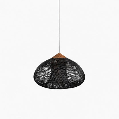 Harp Braided Rattan Pendant Lamp