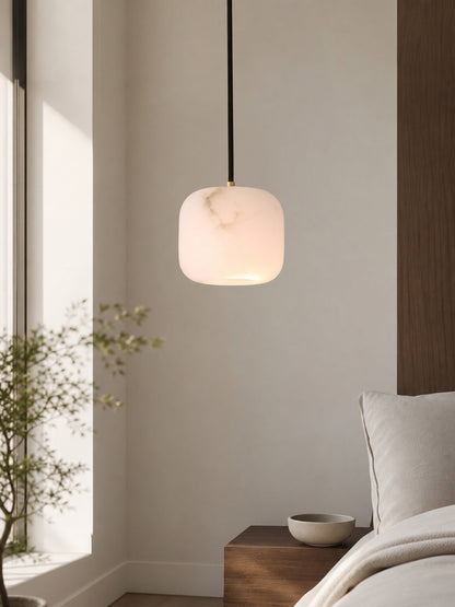 Alabaster Bedside Pendant Light