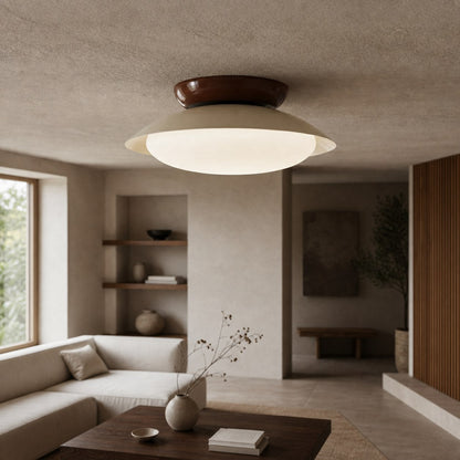 Heliora Modern Dome Ceiling Light – Minimalist Retro Style for Living Spaces