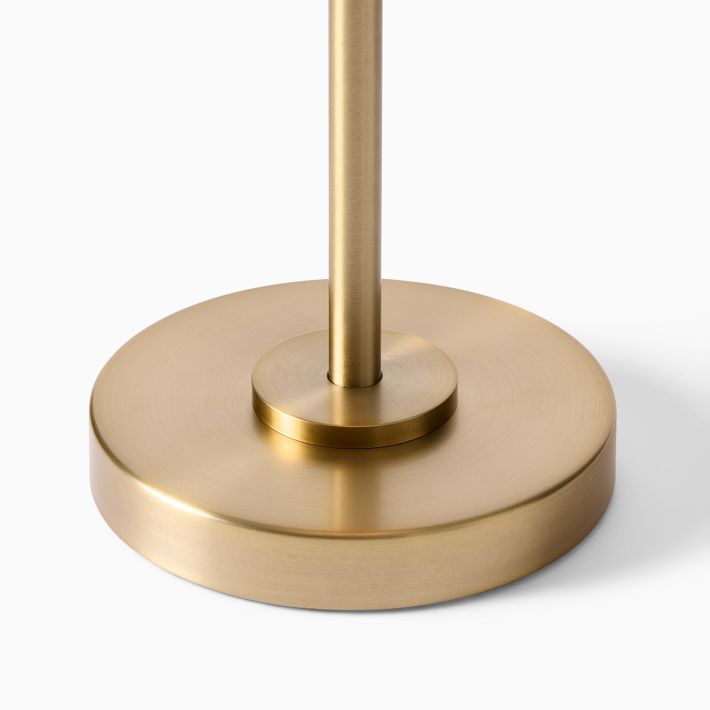 Diora Tischlampe und Stehlampe - Moderner Linear Stil Eleganter Leinen Lampenschirm für Wohnzimmer